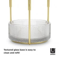 Umbra Vase Tesora - Aluminium / Acier - Laiton - 15,24 cm x 25,73 cm x 15,24 cm -Pas Cher Décoration Magasin 1000316972 220112 13093400616 SKETCH DETAILS P000000001000316972 sketch