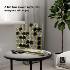 Umbra Puissance 4 Brass - Acier / ABS - Laiton - 31,75 cm x 27 cm x 5,08 cm -Pas Cher Décoration Magasin 1000317007 220112 13112100814 SKETCH DETAILS P000000001000317007 sketch