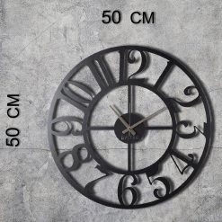 Twentyfour Horloge murale Lodrino - Aluminium - Noir -Pas Cher Décoration Magasin 1000327472 220126 135055000500 SKETCH DETAILS P000000001000327472 sketch