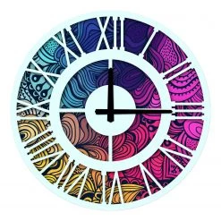 Twentyfour Horloge murale Heriot - MDF - Multicolore
