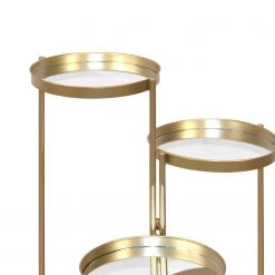 Twentyfour Sellette De Lamere - Acier - Doré - 53 x 71 x 49 cm - Ø 53 cm -Pas Cher Décoration Magasin 1000328708 220131 0841000040 DETAILS P000000001000328708