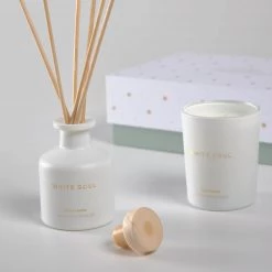 Twentyfour Parfum d’intérieur White Soul - Verre transparent - Blanc -Pas Cher Décoration Magasin 1000333490 220217 030 DETAILS P000000001000333490