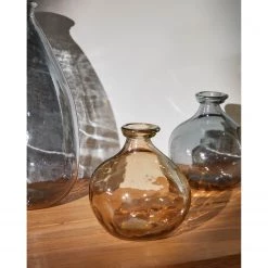 Twentyfour Vase Brenna III - Verre transparent - Marron -Pas Cher Décoration Magasin 1000333492 220217 025 MOOD DETAILS P000000001000333492 mood