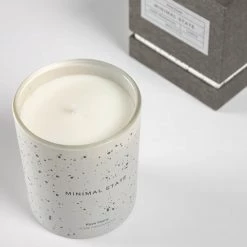 Twentyfour Bougie parfumée Minimal State - Verre transparent - Blanc -Pas Cher Décoration Magasin 1000333494 220217 030 DETAILS P000000001000333494