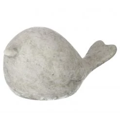 Twentyfour Objet décoratif Vogel Wynne - Polyrésine - Gris - Hauteur : 16 cm