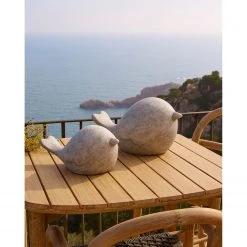 Twentyfour Objet décoratif Vogel Wynne - Polyrésine - Gris - Hauteur : 16 cm -Pas Cher Décoration Magasin 1000333495 220217 021 MOOD DETAILS P000000001000333495 mood