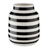 Butlers Vase MALIKA - Dolomite - Noir / Blanc