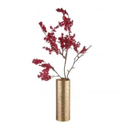 Butlers Vase AUREO II - Aluminium - Doré -Pas Cher Décoration Magasin 1000337842 220225 030 DETAILS P000000001000337842