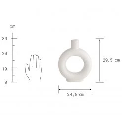 Butlers Vase LOOP IV - Céramique - Blanc -Pas Cher Décoration Magasin 1000337872 220311 500 SKETCH DETAILS P000000001000337872 sketch
