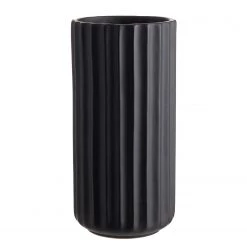 Butlers Vase LIV II - Porcelaine - Noir - Diamètre : 17 cm