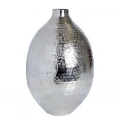Butlers Vase INDIRA - Aluminium - Argenté - Diamètre : 8 cm