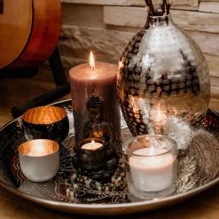 Butlers Vase INDIRA - Aluminium - Argenté - Diamètre : 8 cm -Pas Cher Décoration Magasin 1000337907 220225 040 DETAILS P000000001000337907