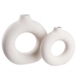 Butlers Vase LOOP III - Céramique - Beige -Pas Cher Décoration Magasin 1000337909 220225 040 DETAILS P000000001000337909