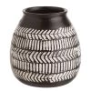 Butlers Vase MALOU II - Céramique - Noir / Blanc