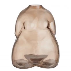 Butlers Vase BODY II - Verre coloré - Marron clair