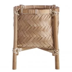 Butlers Cache-pot sur pieds BALI - Rotin / Bambou - Naturel -Pas Cher Décoration Magasin 1000338040 220301 040 DETAILS P000000001000338040