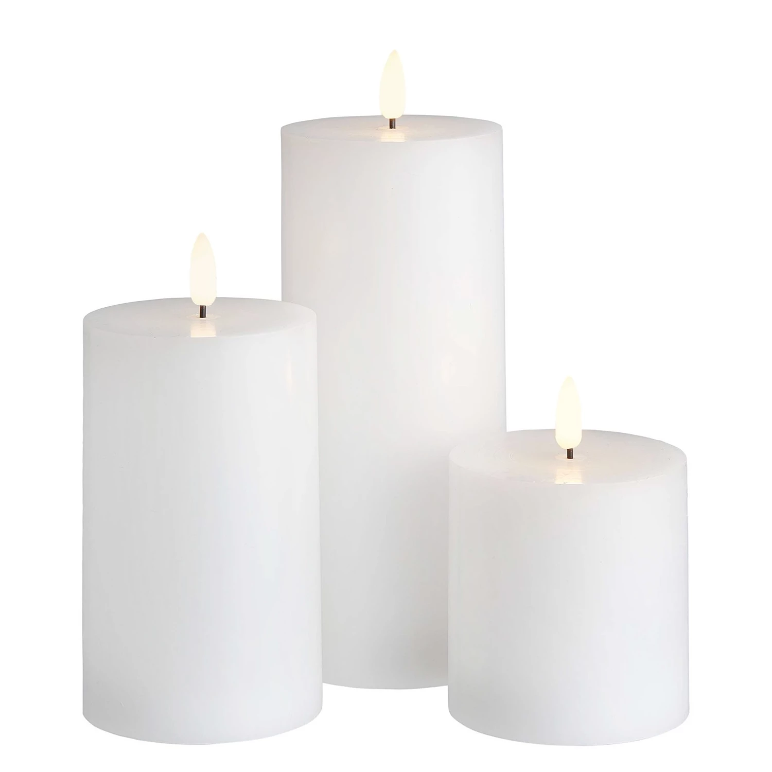 Butlers Bougies NORDIC LIGHT LED (lot de 4) - Cire - Blanc 1 Butlers Bougies NORDIC LIGHT LED (lot de 4) - Cire - Blanc
