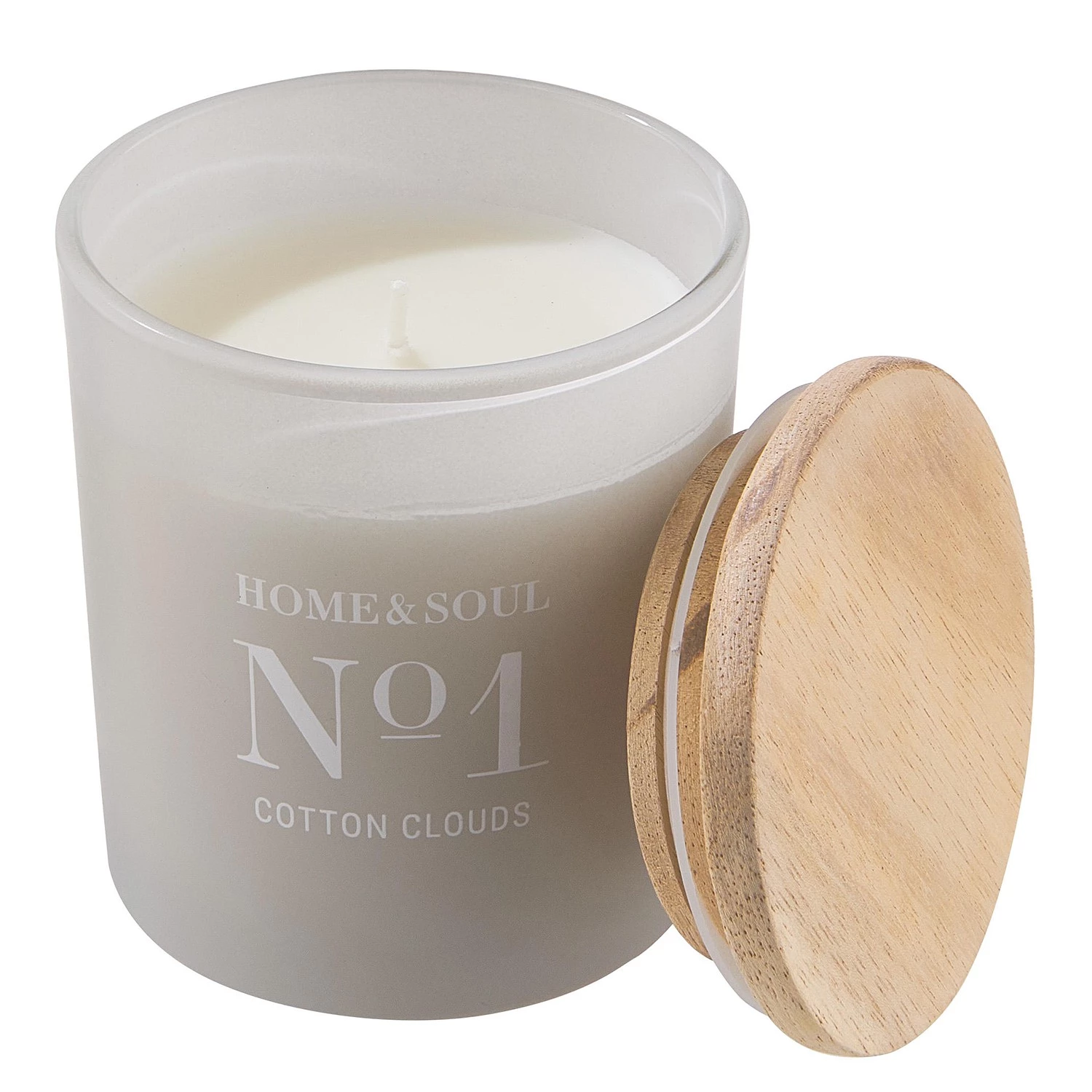 Butlers Bougie parfumée Cotton HOME & SOUL - Pin certifié FSC® / Cire de soja / Paraffine / Verre - Blanc 1 Butlers Bougie parfumée Cotton HOME & SOUL - Pin certifié FSC® / Cire de soja / Paraffine / Verre - Blanc