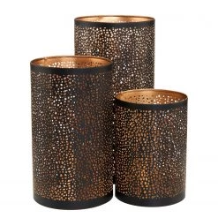 Butlers Photophore LUMINOUS - Fer - Noir - Hauteur : 25 cm -Pas Cher Décoration Magasin 1000339161 220311 040 DETAILS P000000001000339161