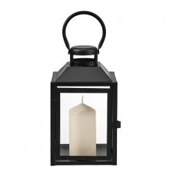Butlers Lanterne LIGHTHOUSE - Fer / Verre - Noir - Hauteur : 24 cm -Pas Cher Décoration Magasin 1000339181 220311 040 DETAILS P000000001000339181