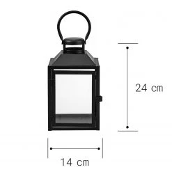 Butlers Lanterne LIGHTHOUSE - Fer / Verre - Noir - Hauteur : 24 cm -Pas Cher Décoration Magasin 1000339181 220311 500 SKETCH DETAILS P000000001000339181 sketch