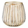 Butlers Bougeoir YULE - Verre - Doré