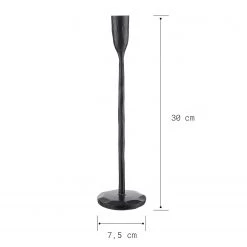 Butlers Bougeoir BLACKSMITH II - Fer - Noir - Hauteur : 30 cm -Pas Cher Décoration Magasin 1000339231 220311 500 SKETCH DETAILS P000000001000339231 sketch