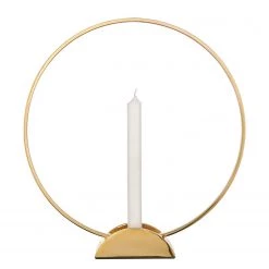 Butlers Bougeoir LUNA - Laiton -Doré - Diamètre : 31 cm -Pas Cher Décoration Magasin 1000339236 220311 030 DETAILS P000000001000339236