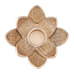 Butlers Bougeoir GOLDEN NATURE - Aluminium - Doré -Pas Cher Décoration Magasin 1000339246 220311 050 DETAILS P000000001000339246