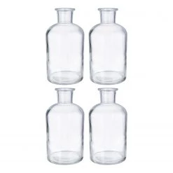 Butlers Bougeoirs LITTLE LIGHT (lot de 4) - Verre - Transparent