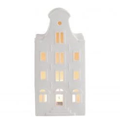 Butlers Photophore MAISON AMSTERDAM II - Céramique - Blanc -Pas Cher Décoration Magasin 1000339287 220311 040 DETAILS P000000001000339287