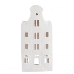 Butlers Photophore MAISON AMSTERDAM II - Céramique - Blanc -Pas Cher Décoration Magasin 1000339287 220311 050 DETAILS P000000001000339287