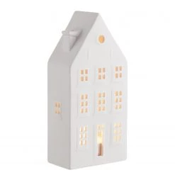 Butlers Photophore MAISON AMSTERDAM I - Céramique - Blanc -Pas Cher Décoration Magasin 1000339290 220311 030 DETAILS P000000001000339290