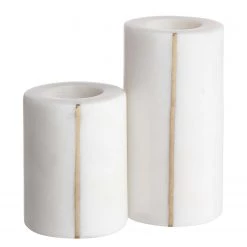 Butlers Bougeoir MARBLE II - Marbre blanc -Pas Cher Décoration Magasin 1000339311 220311 040 DETAILS P000000001000339311