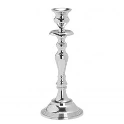 Butlers Bougeoir SILVERLIGHTS - Aluminium - Argenté - Hauteur : 23 cm