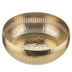 Butlers Coupe décorative BALI - Aluminium - Doré -Pas Cher Décoration Magasin 1000339393 220307 030 DETAILS P000000001000339393