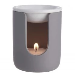 Butlers Lampe aromatique AMBIANCE - Ciment / Céramique - Gris foncé