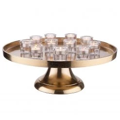 Butlers Assiette décorative BANQUET II - Aluminium - Doré -Pas Cher Décoration Magasin 1000339408 220307 040 DETAILS P000000001000339408