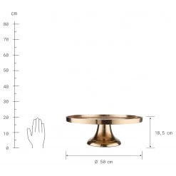 Butlers Assiette décorative BANQUET II - Aluminium - Doré -Pas Cher Décoration Magasin 1000339408 220307 060 DETAILS P000000001000339408