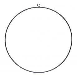 Butlers Anneau décoratif LUNA - Fer - Noir