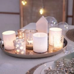 Butlers Assiette décorative ORIENTAL LOUNGE III - Aluminium - Argenté - Diamètre : 34 cm -Pas Cher Décoration Magasin 1000339426 220307 021 MOOD DETAILS P000000001000339426 mood