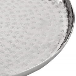 Butlers Assiette décorative ORIENTAL LOUNGE III - Aluminium - Argenté - Diamètre : 34 cm -Pas Cher Décoration Magasin 1000339426 220307 040 DETAILS P000000001000339426