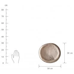 Butlers Coupelle pour bougie BANQUET - Aluminium - Doré - Diamètre : 30 cm -Pas Cher Décoration Magasin 1000339429 220307 040 DETAILS P000000001000339429