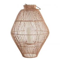 Butlers Lanterne BALI NIGHTS - Rotin - Naturel - Hauteur : 61 cm