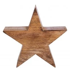 Butlers Étoile décorative FOREST - Manguier - Marron - Hauteur : 23 cm -Pas Cher Décoration Magasin 1000339602 220307 030 DETAILS P000000001000339602