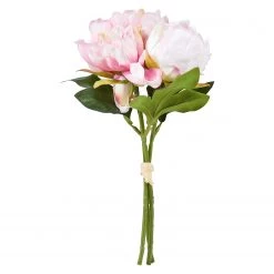 Butlers Bouquet de pivoines FLORISTA - Matière plastique / Polyester - Rose bébé