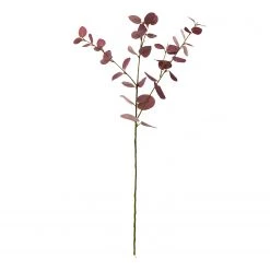 Butlers Branches d’eucalyptus FLORISTA (4 élém.) - PVC / Fil de fer / Polyéthylène / Mousse - Rouge