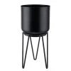 Butlers Pot de fleur sur pied PLANTA II - Fer - Noir