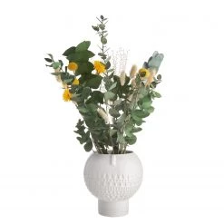 Butlers Pot de fleur avec visage ARTIST - Terracotta / Blanc -Pas Cher Décoration Magasin 1000341455 220317 030 DETAILS P000000001000341455