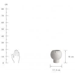 Butlers Pot de fleur avec visage ARTIST - Terracotta / Blanc -Pas Cher Décoration Magasin 1000341455 220317 040 DETAILS P000000001000341455